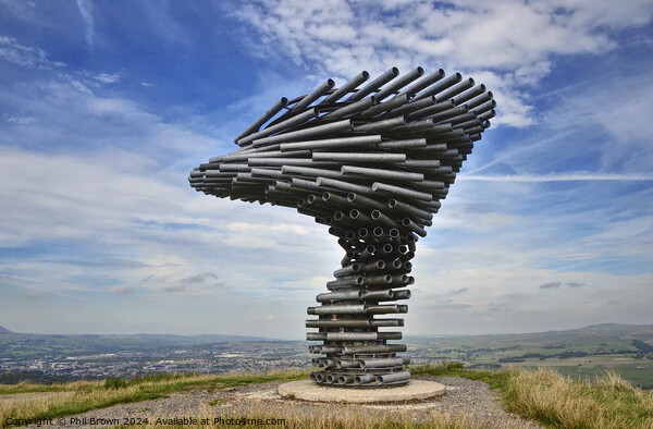 The Singing Ringing Tree, Burnley. Picture Board by Phil Brown