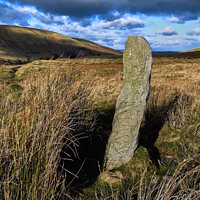 Buy canvas prints of Marker post on Uldale Moor, Cumbria by Phil Brown