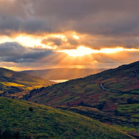Buy canvas prints of Windermere glimpsed from Kirkstone Pass by Phil Brown