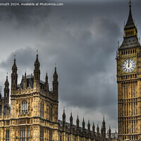 Buy canvas prints of The houses of parliament  by Adrian Smyth