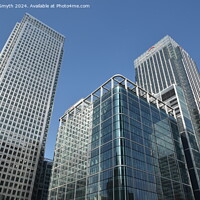 Buy canvas prints of canary wharf towers by Adrian Smyth