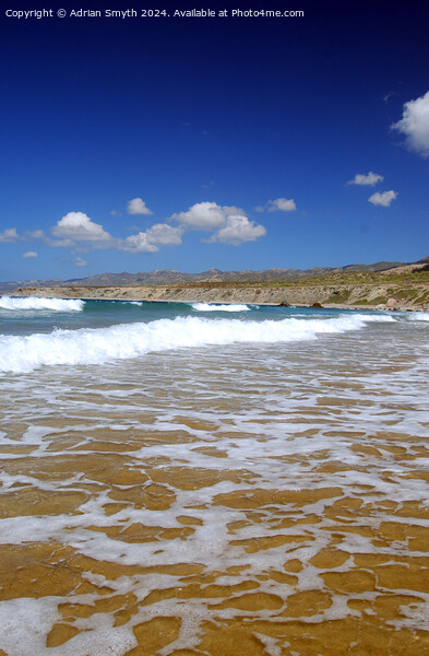 Cyprus ocean beach Picture Board by Adrian Smyth