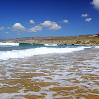 Buy canvas prints of Cyprus ocean beach by Adrian Smyth