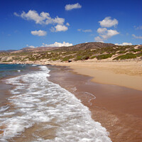 Buy canvas prints of Cyprus beach in the sun by Adrian Smyth