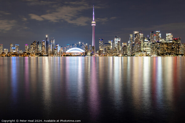 Toronto Skyline Picture Board by Peter Heal
