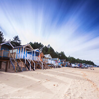 Buy canvas prints of Beach Huts by Peter Heal