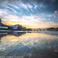 Buy canvas prints of Cromer Reflections by Peter Heal