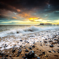 Buy canvas prints of Cromer Sunrise by Peter Heal