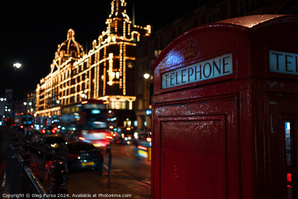 London red telephone box  Picture Board by Oleg Fursa