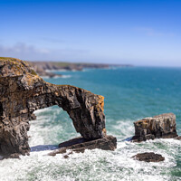 Buy canvas prints of Green Bridge of Wales - Pembrokeshire by Craig Thatcher