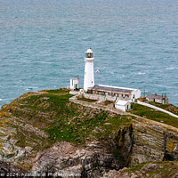 Buy canvas prints of South Stacks Lighthouse  by Craig Thatcher