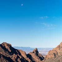 Buy canvas prints of The Window and the Moon at Big Bend National Park by Robert Waltman
