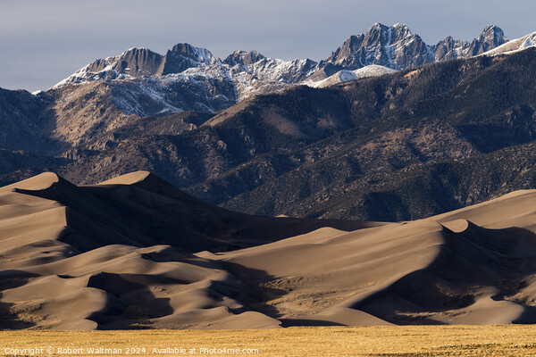 Great Sand Dunes National Park located in the San Luis Valley, Colorado. Picture Board by Robert Waltman