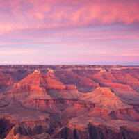 Buy canvas prints of Grand Canyon National Park at Sunrise in Winter with a View from the South Rim. by Robert Waltman