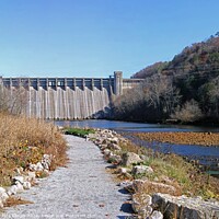 Buy canvas prints of Hydro Electric Dam Rural Power by Pete Klinger
