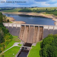 Buy canvas prints of Thruscross Reservoir Dam by Shawn Williams