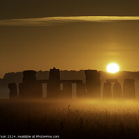 Buy canvas prints of Stonehenge Summer Solstice Sunrise by Neil Pearson