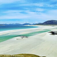 Buy canvas prints of Seilebost, Harris.  by Fraser Hynd