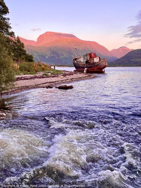 Shipwreck at Ben Nevis.  Picture Board by Fraser Hynd
