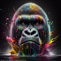 Buy canvas prints of  Gorilla by gary allan