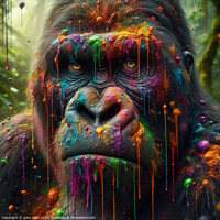 Buy canvas prints of Gorilla by gary allan