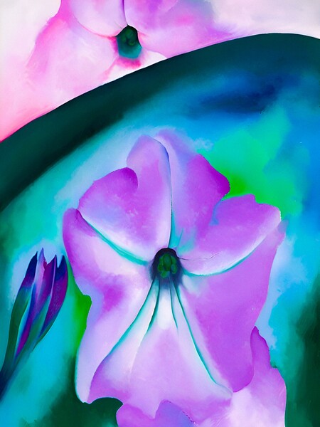 Georgia O’Keeffe - Petunia No. 2 Picture Board by Welliam Store
