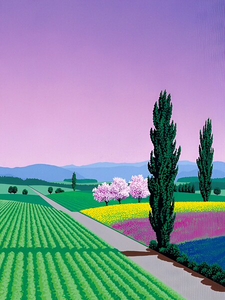 Hiroshi nagai - The Heavenly Landscape Picture Board by Welliam Store