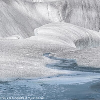 Buy canvas prints of Mendenhall Glacier Ice Formations with Melting Pools by FocusArt Flow