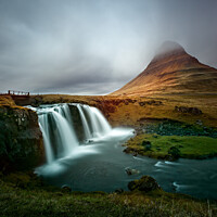 Buy canvas prints of Kirkjufellfoss Waterfall in Iceland by Ian Good