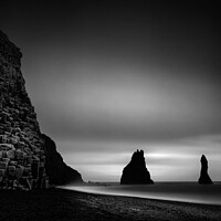 Buy canvas prints of Reynisfjara Black Sand Beach in Iceland by Ian Good