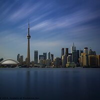 Buy canvas prints of Toronto Cityscape Long Exposure by Ian Good