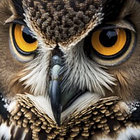 Buy canvas prints of Owl closeup by Mirjana Bogicevic