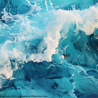 Buy canvas prints of Beautiful sea waves by Mirjana Bogicevic