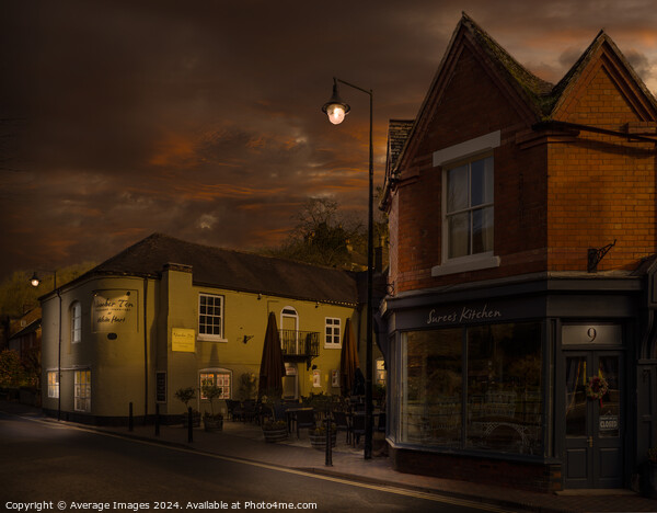 The White Hart Picture Board by Ironbridge Images