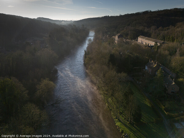 Misty morning Picture Board by Ironbridge Images