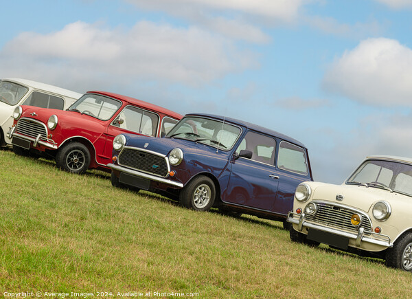 British Minis Picture Board by Ironbridge Images