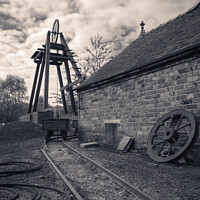 Buy canvas prints of The old pit head by Average Images
