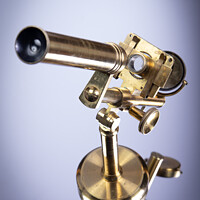 Buy canvas prints of Brass microscope by Average Images