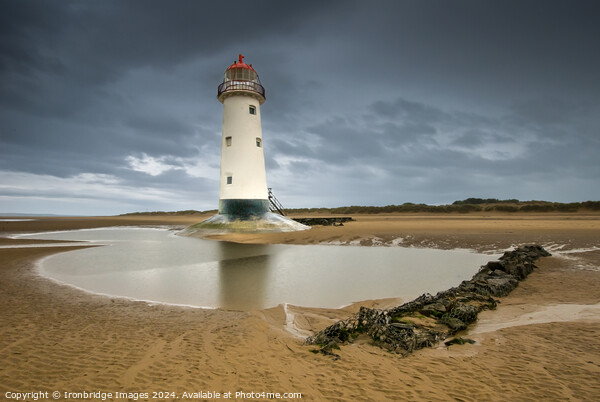 Lighthouse at Talacre Picture Board by Ironbridge Images