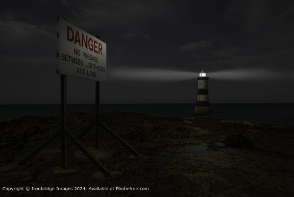 Trwyn Du Lighthouse  Picture Board by Ironbridge Images