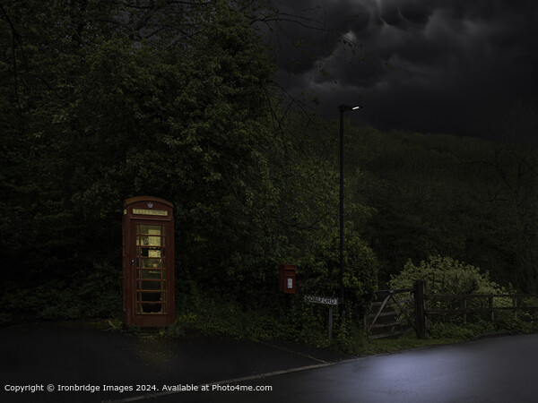 Coalford red telephone kiosk Picture Board by Ironbridge Images