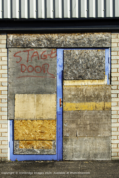 Stage door  Picture Board by Ironbridge Images