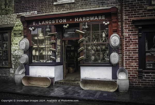 Hardware shop Picture Board by Ironbridge Images