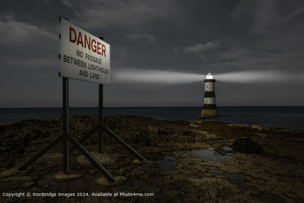 Trwyn Du Lighthouse  Picture Board by Ironbridge Images