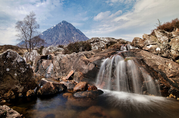The Coupal Falls, Glencoe Picture Board by Karl Oparka