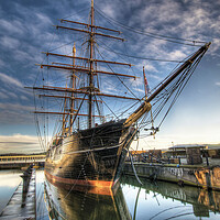 Buy canvas prints of RRS Discovery by Karl Oparka