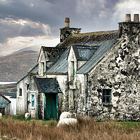 Buy canvas prints of Old Croft, Lewis by Karl Oparka