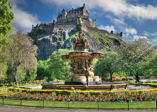 Edinburgh Castle, Scotland Picture Board by Karl Oparka