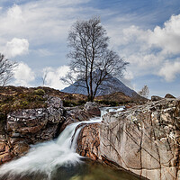 Buy canvas prints of The Coupall Falls, Glencoe by Karl Oparka