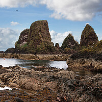 Buy canvas prints of Dunottar Bay by Karl Oparka